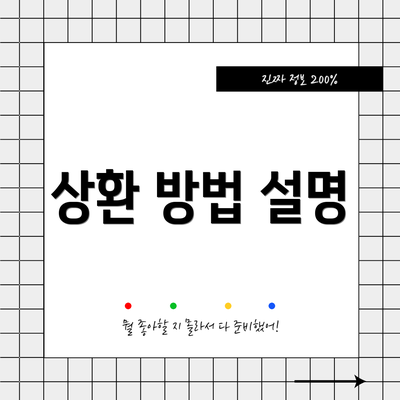 상환 방법 설명