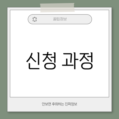 신청 과정