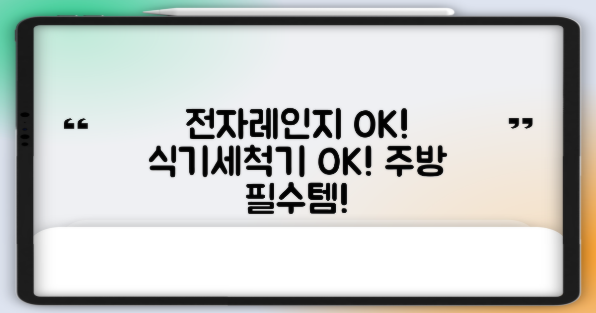 전자레인지, 식기세척기 OK