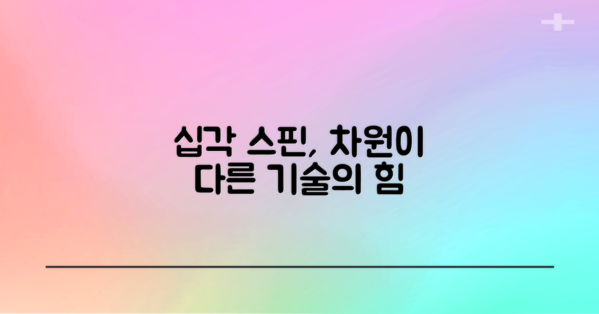 십각 스트링, 차원이 다른 스핀