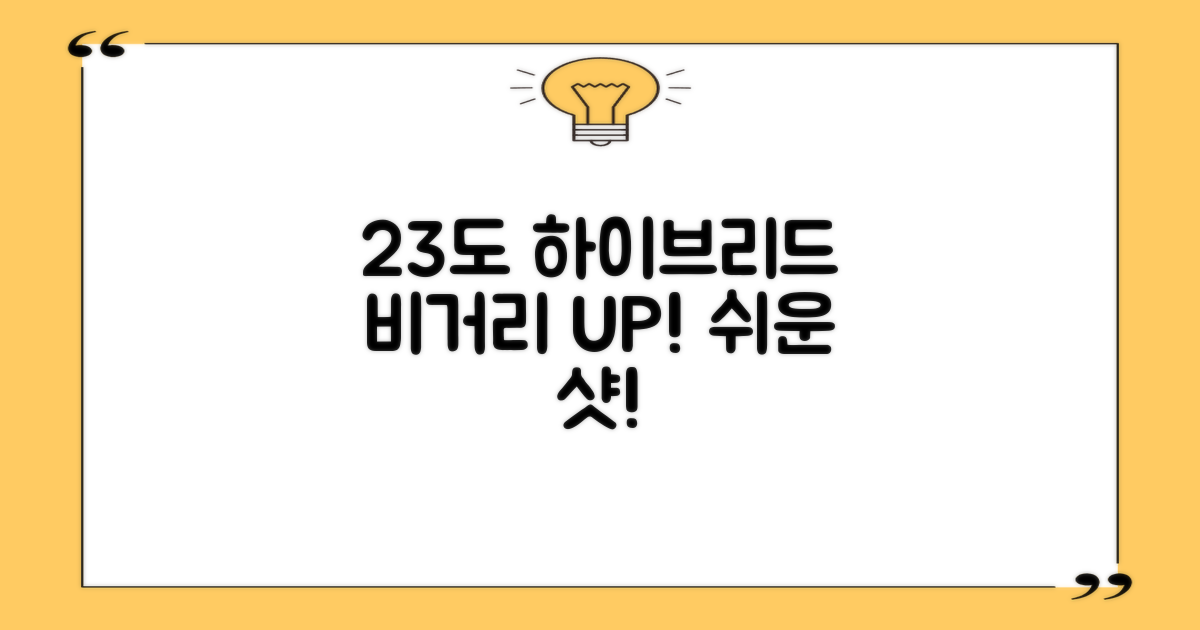 23도 하이브리드, 비거리 잡으세요!