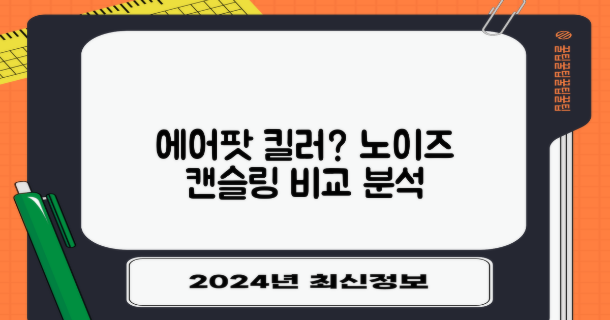 노이즈 캔슬링, 에어팟보다 좋을까?