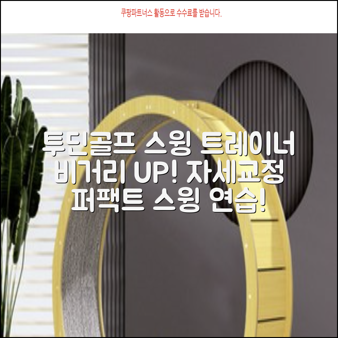 투딘골프 리얼타격감 퍼팩트 스윙트레이너 비거리향상 자세교정 스윙연습기, 블랙 교정그립, 1개 추천 리뷰